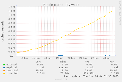 Pi-hole cache